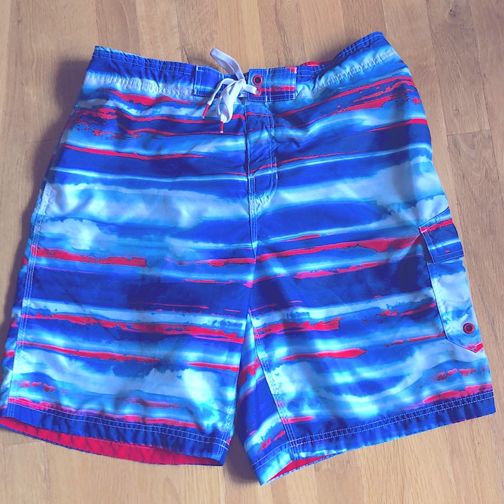 Men’s Speedo Swim Trunks Size L Large